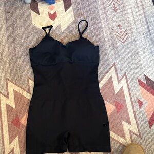 Black Sleeveless Bodysuit